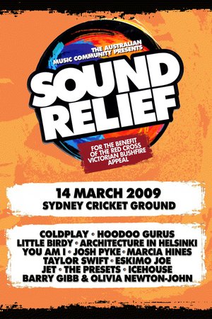 Sound Relief - SCG poster