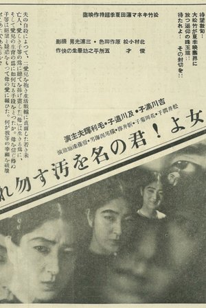 Mother, Don't Tarnish Your Name poster