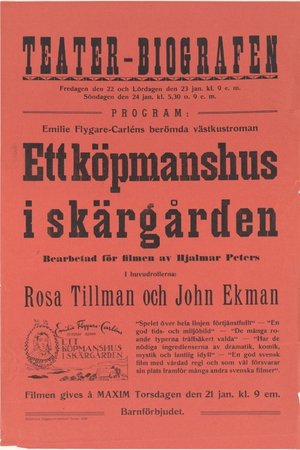 A Commercial House in the Archipelago poster