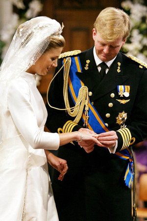 Huwelijk kroonprins Willem-Alexander en Máxima Zorreguieta poster