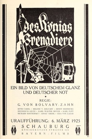 Die Königsgrenadiere poster