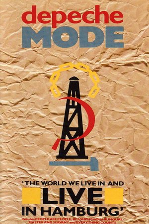 Depeche Mode: The World We Live in and Live in Hamburg poster