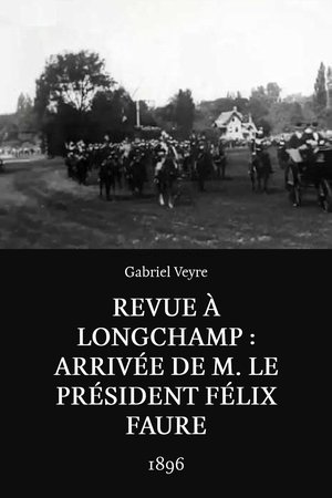 Revue à Longchamp: Arrivée de M. le président Félix Faure poster