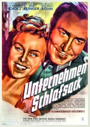 Unternehmen Schlafsack poster