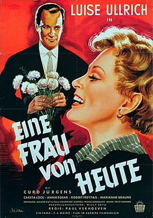 Eine Frau von heute poster