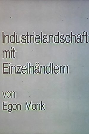 Industrielandschaft mit Einzelhändlern poster
