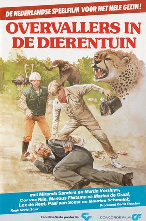 Overvallers in de dierentuin poster