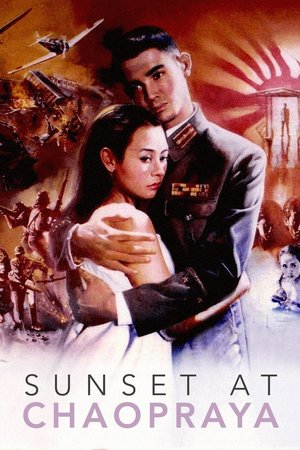 Sunset at Chaopraya poster
