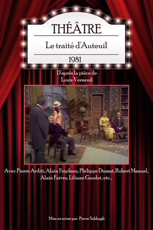 Le Traité d'Auteuil poster