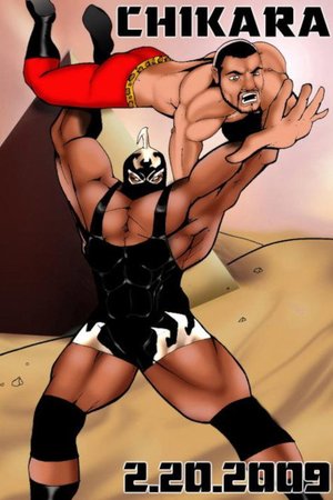 CHIKARA If the Airplane is Snowed in, Put your Bloody Skis on and Get Going! poster