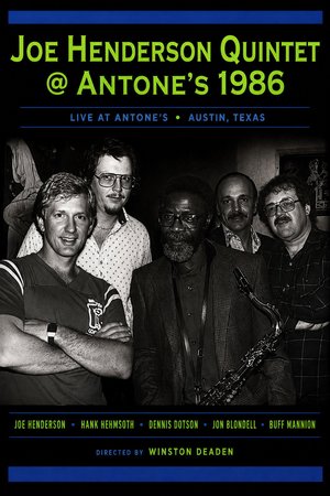 Joe Henderson Quintet @ Antone's 1986 poster